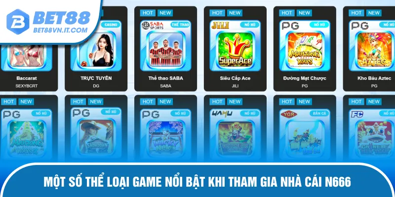 N666 - Hệ Thống Giải Trí Hàng Đầu Của Các Thành Viên Thể loại game thú vị bạn nên tham gia tại website