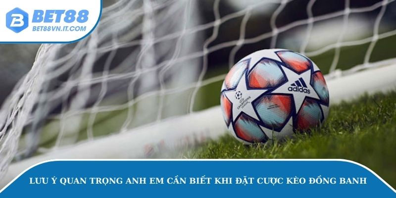 Kèo Đồng Banh - Bật Mí Cách Đọc Kèo Hiệu Quả Tại Bet88 Lưu ý quan trọng anh em cần biết khi đặt cược kèo đồng banh